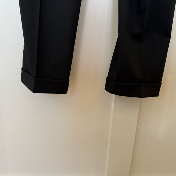 Ballin Atwater Modern Pants Men’s 33 X 30 Black Cuffed Wool Blend Office Golf - Picture 6 of 8